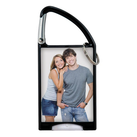 Picture of Flashlight Carabiner Photo Keychain