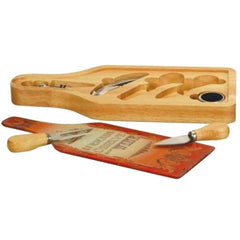 Wine and Cheese 6PC Set with Customized Cutting Board