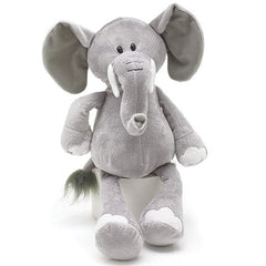 Gray Elephant Jungle Plush Animal - 6 Pack