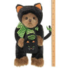 Halloween Plush Teddy Bear Midnight Magic in Black Cat Outfit