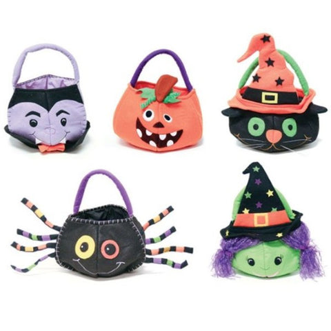 Picture of Halloween Character Basket Felt Bags - 5 Characters Set