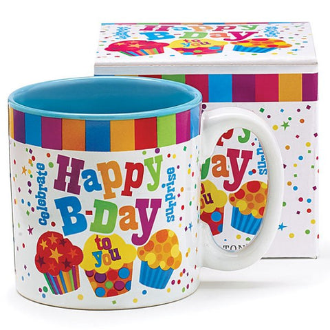 Picture of Happy Birthday To You Ceramic Mugs - 6 Pack