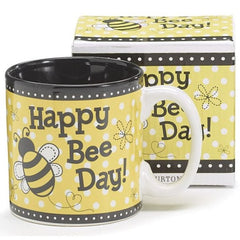Happy Bee Day 13 oz. Coffee Mugs - 6  Pack