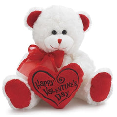 Happy Valentine's Day Plush Vivid Bears - 3 Pack