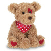 Harry Hugglesmore Plush Stuffed Animal Puppy Dog with Hearts
