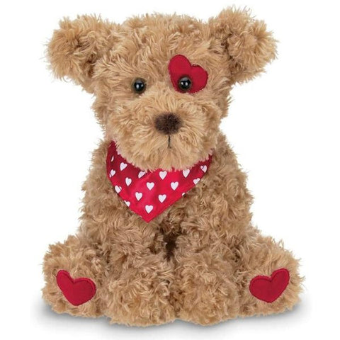 Picture of Harry Hugglesmore Plush Stuffed Animal Puppy Dog with Hearts