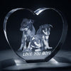 Heart Shaped Full Body 3D Photo Crystal