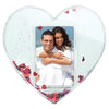 Heart Shaped Photo Snow Globes - 12 Pack