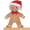 Holiday Plush Stuffed Gingerbread Man Jolly Ginger