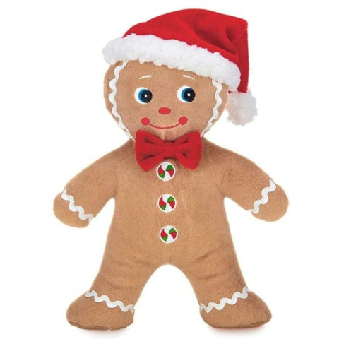 Picture of Holiday Plush Stuffed Gingerbread Man Jolly Ginger