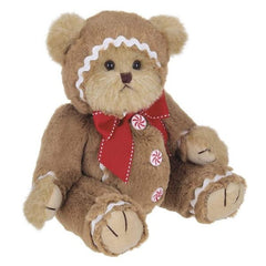 Holiday Plush Stuffed Gingerbread Teddy Bear Gingerbeary