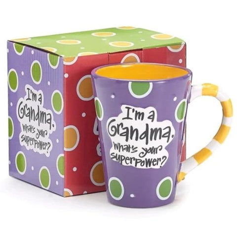 Picture of "I'm a Grandma, What's Your SuperPower?" 12 oz. Coffee Mug
