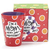 "I'm a Mom, What's Your SuperPower?" 12 oz. Coffee Mugs - 4 Pack