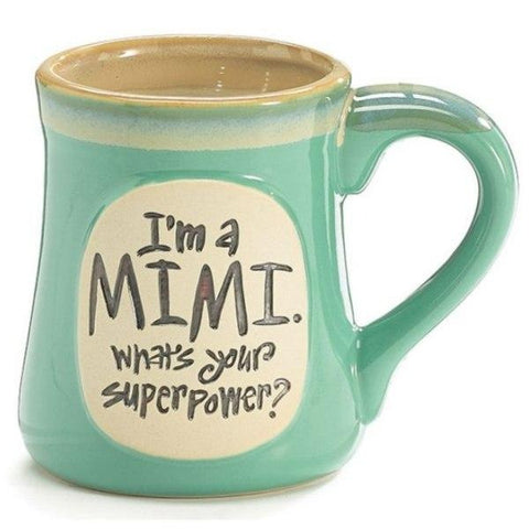 Picture of I'm a Mimi Superpower 18 oz. Ceramic Mugs - 4 Pack