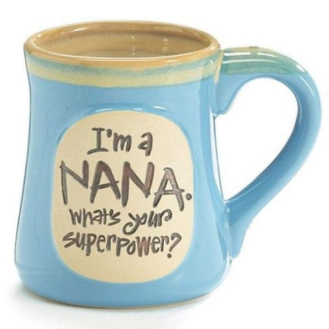 Picture of I'm a Nana Superpower 18 oz. Ceramic Mugs - 4 Pack
