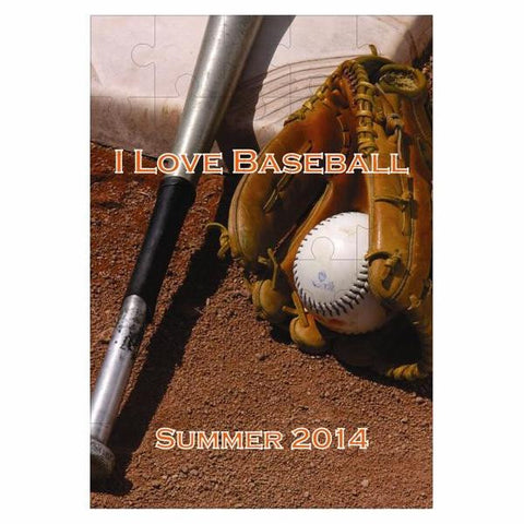 Picture of Baseball Hardboard Rectangular Puzzles