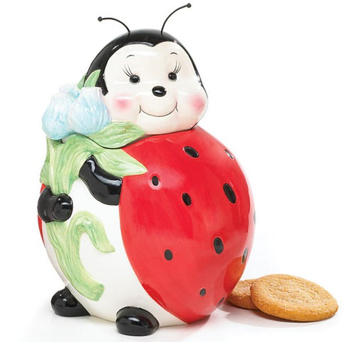 Picture of Ladybug Ceramic Cookie Jar