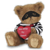 Lawless Lover Plush Stuffed Teddy Bear with Heart
