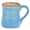 Light Blue Mimi/Message 18 oz. Porcelain Mugs - 4 Pack