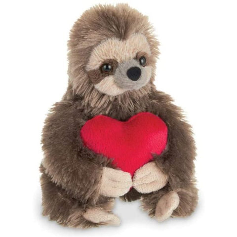 Lil' Simon Love Plush Stuffed Animal Three Toed Sloth Holding