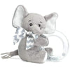 Lil' Spout Gray Elephant Shaker Toy Ring Rattles - 6 Pack