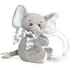 Lil' Spout Gray Elephant Shaker Toy Ring Rattle