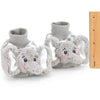 Lil' Spout Gray Elephant Sock Top Slipper Booties