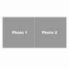 Two Photos Printed on Long Rectangular Stone Slates
