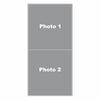Two Photos Printed on Long Rectangular Stone Slates