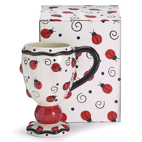 Picture of Lovely Ladybug Cappuccino Coffee Mug