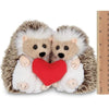 Lovie and Dovey Plush Stuffed Animal Hedgehogs Holding Heart