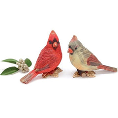Male and Female Cardinal Figurines - Pack of 3 Sets
