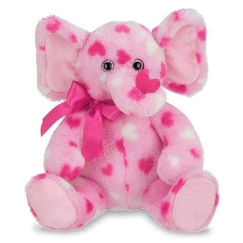 Picture of Manny Hugs Plush Stuffed Animal Elephant with Hearts