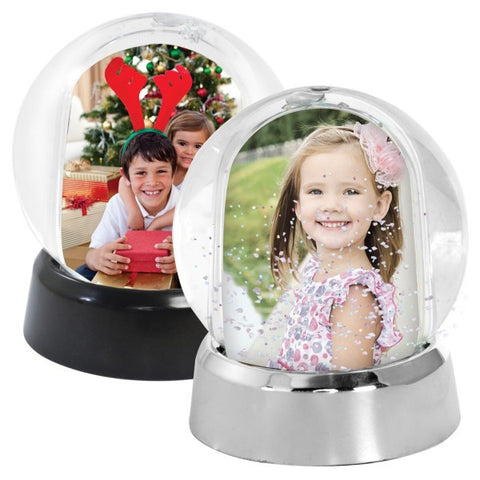 Picture of Mini Photo Snow Globes - 2 Pack