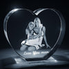 Heart Shaped Full Body 3D Photo Crystal