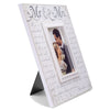 Mr. & Mrs. Corinthian Scripts 5x7 Wood Picture Frames - 4 Pack