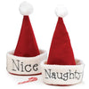 Naughty or Nice Santa Hats - 4 Pack