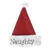 Naughty or Nice Santa Hats - 4 Pack