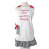 Nice and Naughty Gingham Ruffle Apron