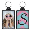 Opaque Color Photo Keychains (1-3/4" x 2-3/4") - 3 Pack