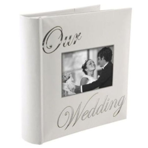 Picture of Our Wedding Classic White and Silver Photo Album - 4 Pack