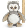 Owlie Hugs-A-Lot Plush Stuffed Animal Gray Owl