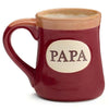 Papa/Message 18 oz. Porcelain Mugs - 4 Pack