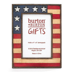 Patriotic American Flag Picture Frames - 3 Pack