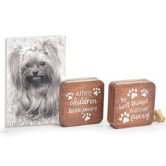Pet Photo Holders with Assorted Messages - Pack of 12