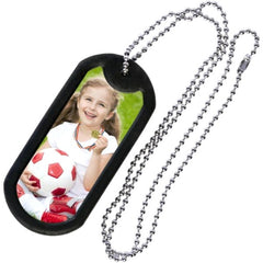 Photo Dog Tag Chain