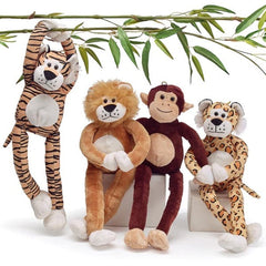 Plush Jungle Animal Vase Huggers - Pack of 2 Sets