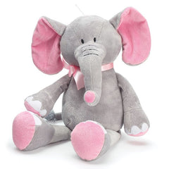 Plush Pink/Gray Elephants - 4 Pack