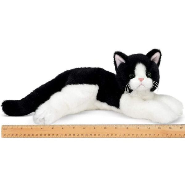 Plush Stuffed Black and White Cat Domino Ellisi Gifts