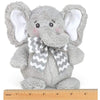 Plush Stuffed Animal Gray Baby Elephant Tiny - Pack of 6